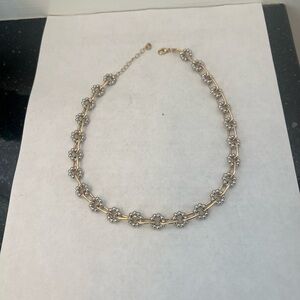 Elegant Gold and Silver Chain Necklace